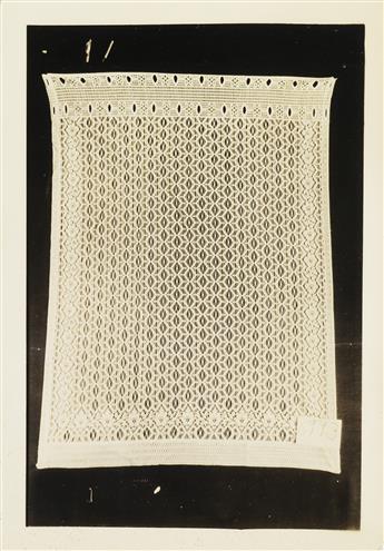 (LACE) A typology of approximately 100 studies of lace samples from the Scranton Lace Company, Pennsylvania.